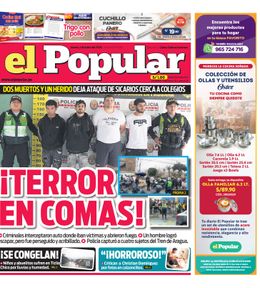 Edición Impresa - El Popular | Lima - Jueves 04 de Junio del 2026
