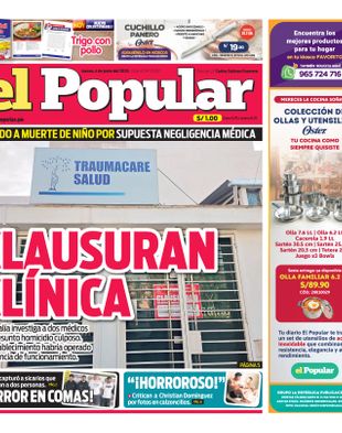 Edición Impresa - El Popular | Sur - Jueves 04 de Junio del 2026