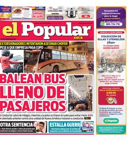 Edición Impresa - El Popular | Lima - Viernes 05 de Junio del 2026
