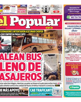 Edición Impresa - El Popular | Sur - Viernes 05 de Junio del 2026