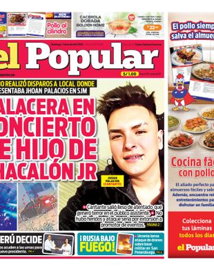 Edición Impresa - El Popular | Sur - Domingo 07 de Junio del 2026