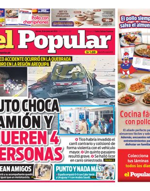 Edición Impresa - El Popular | Sur - Martes 16 de Junio del 2026