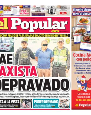 Edición Impresa - El Popular | Norte - Domingo 21 de Junio del 2026