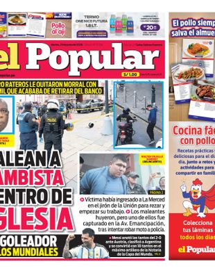 Edición Impresa - El Popular | Sur - Martes 23 de Junio del 2026