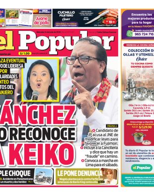 Edición Impresa - El Popular | Norte - Miercoles 24 de Junio del 2026