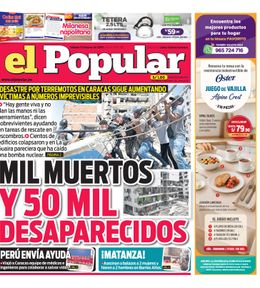 Edición Impresa - El Popular | Lima - Sabado 27 de Junio del 2026