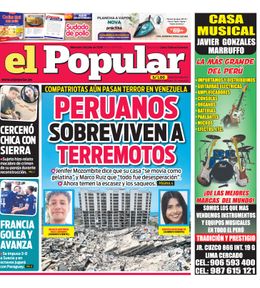 Edición Impresa - El Popular | Lima - Miercoles 01 de Julio del 2026