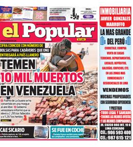 Edición Impresa - El Popular | Lima - Jueves 02 de Julio del 2026