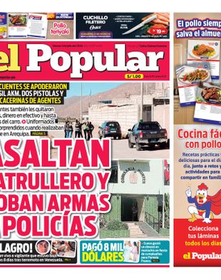 Edición Impresa - El Popular | Sur - Viernes 03 de Julio del 2026