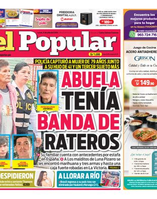 Edición Impresa - El Popular | Norte - Lunes 06 de Julio del 2026