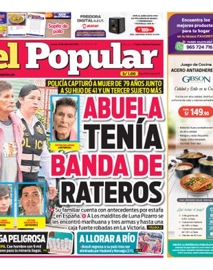 Edición Impresa - El Popular | Sur - Lunes 06 de Julio del 2026