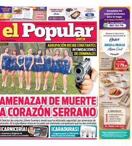 Edición Impresa - El Popular | Lima - Jueves 09 de Julio del 2026