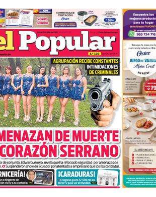 Edición Impresa - El Popular | Sur - Jueves 09 de Julio del 2026