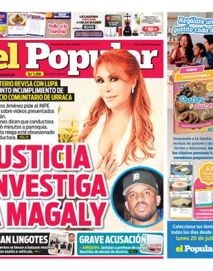 Edición Impresa - El Popular | Sur - Viernes 10 de Julio del 2026