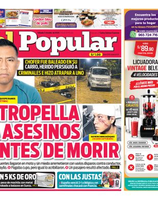 Edición Impresa - El Popular | Norte - Sabado 11 de Julio del 2026