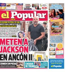 Edición Impresa - El Popular | Lima - Martes 14 de Julio del 2026