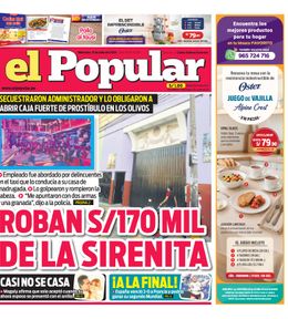 Edición Impresa - El Popular | Lima - Miercoles 15 de Julio del 2026