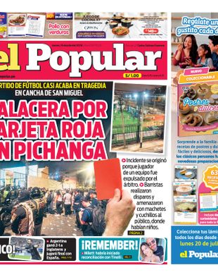 Edición Impresa - El Popular | Sur - Jueves 16 de Julio del 2026