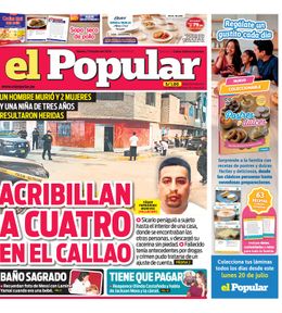 Edición Impresa - El Popular | Lima - Viernes 17 de Julio del 2026