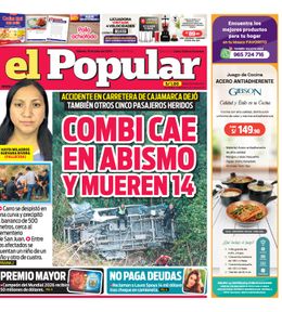 Edición Impresa - El Popular | Lima - Sabado 18 de Julio del 2026