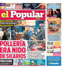 Edición Impresa - El Popular | Lima - Domingo 19 de Julio del 2026