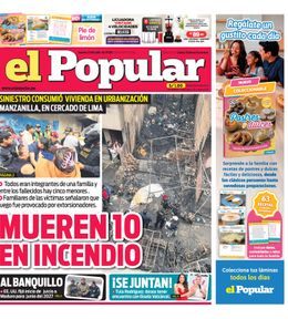 Edición Impresa - El Popular | Lima - Jueves 23 de Julio del 2026