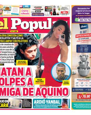 Edición Impresa - El Popular | Norte - Sabado 25 de Julio del 2026