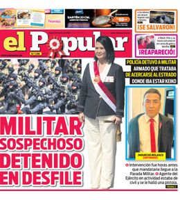 Edición Impresa - El Popular | Lima - Jueves 30 de Julio del 2026
