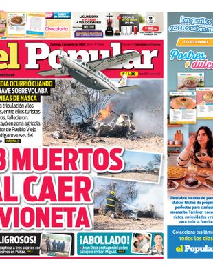 Edición Impresa - El Popular | Norte - Domingo 02 de Agosto del 2026