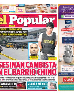 Edición Impresa - El Popular | Sur - Sabado 08 de Agosto del 2026