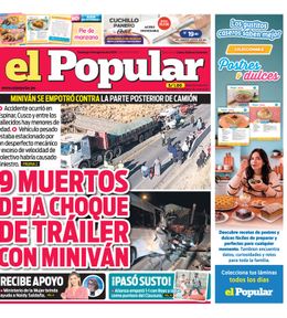 Edición Impresa - El Popular | Lima - Domingo 09 de Agosto del 2026