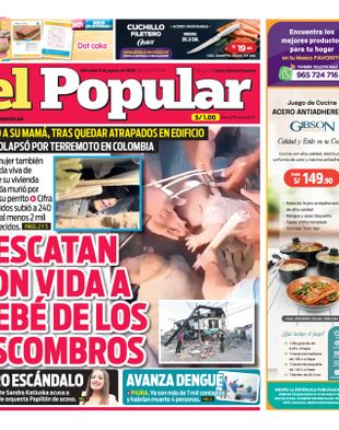 Edición Impresa - El Popular | Norte - Miercoles 12 de Agosto del 2026
