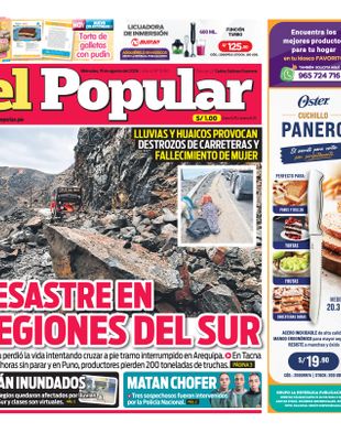 Edición Impresa - El Popular | Sur - Miercoles 19 de Agosto del 2026