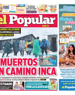 Edición Impresa - El Popular | Sur - Jueves 20 de Agosto del 2026