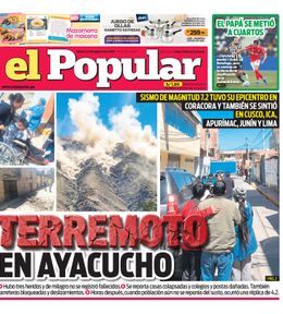 Edición Impresa - El Popular | Lima - Viernes 21 de Agosto del 2026