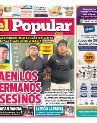 Edición Impresa - El Popular | Sur - Lunes 24 de Agosto del 2026