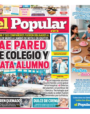 Edición Impresa - El Popular | Norte - Martes 25 de Agosto del 2026