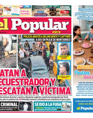Edición Impresa - El Popular | Sur - Viernes 28 de Agosto del 2026