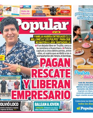 Edición Impresa - El Popular | Sur - Martes 01 de Setiembre del 2026