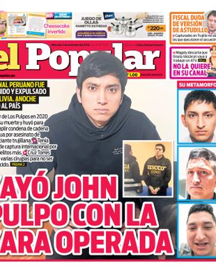 Edición Impresa - El Popular | Sur - Miercoles 02 de Setiembre del 2026