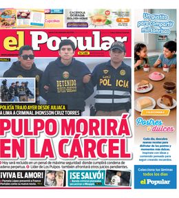 Edición Impresa - El Popular | Lima - Jueves 03 de Setiembre del 2026