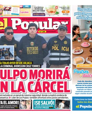Edición Impresa - El Popular | Sur - Jueves 03 de Setiembre del 2026