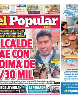 Edición Impresa - El Popular | Sur - Viernes 04 de Setiembre del 2026