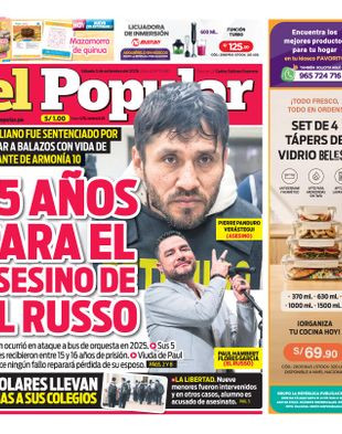Edición Impresa - El Popular | Norte - Sabado 05 de Setiembre del 2026