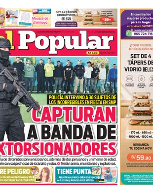 Edición Impresa - El Popular | Norte - Lunes 07 de Setiembre del 2026