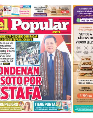 Edición Impresa - El Popular | Sur - Lunes 07 de Setiembre del 2026