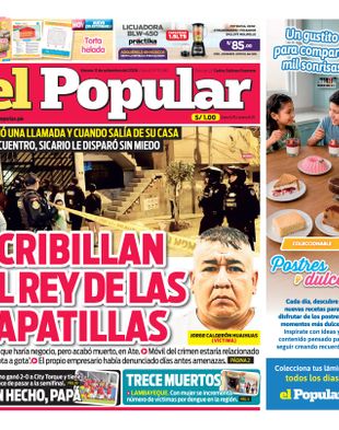 Edición Impresa - El Popular | Norte - Viernes 11 de Setiembre del 2026
