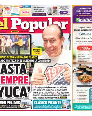 Edición Impresa - El Popular | Norte - Sabado 12 de Setiembre del 2026