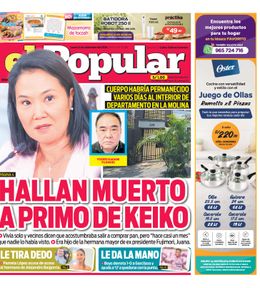 Edición Impresa - El Popular | Lima - Lunes 14 de Setiembre del 2026