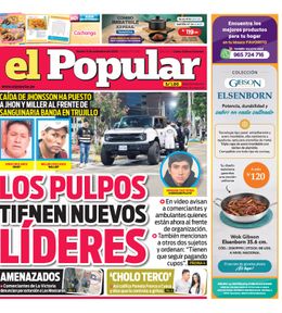 Edición Impresa - El Popular | Lima - Martes 15 de Setiembre del 2026